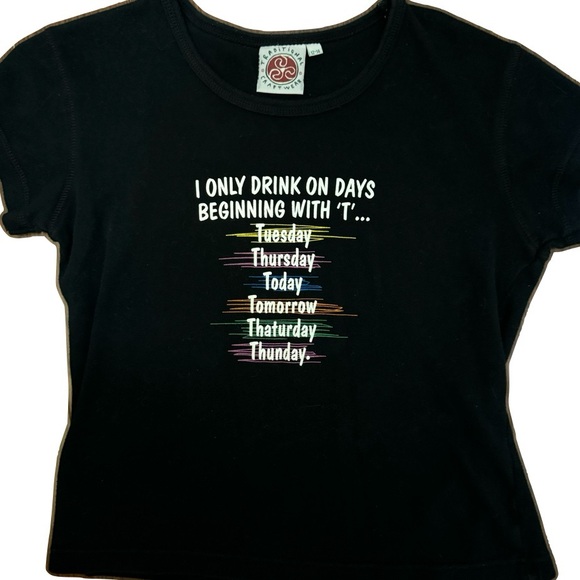 I Only Drink On…Baby Fit Tee - Picture 1 of 4